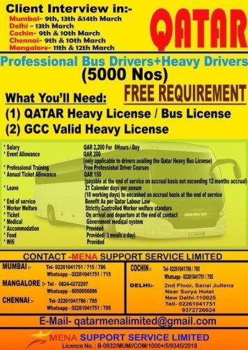driver-vacancy-in-Qatar