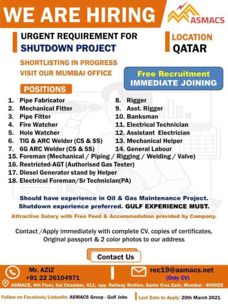 gulf-job-vacancy-mumbai